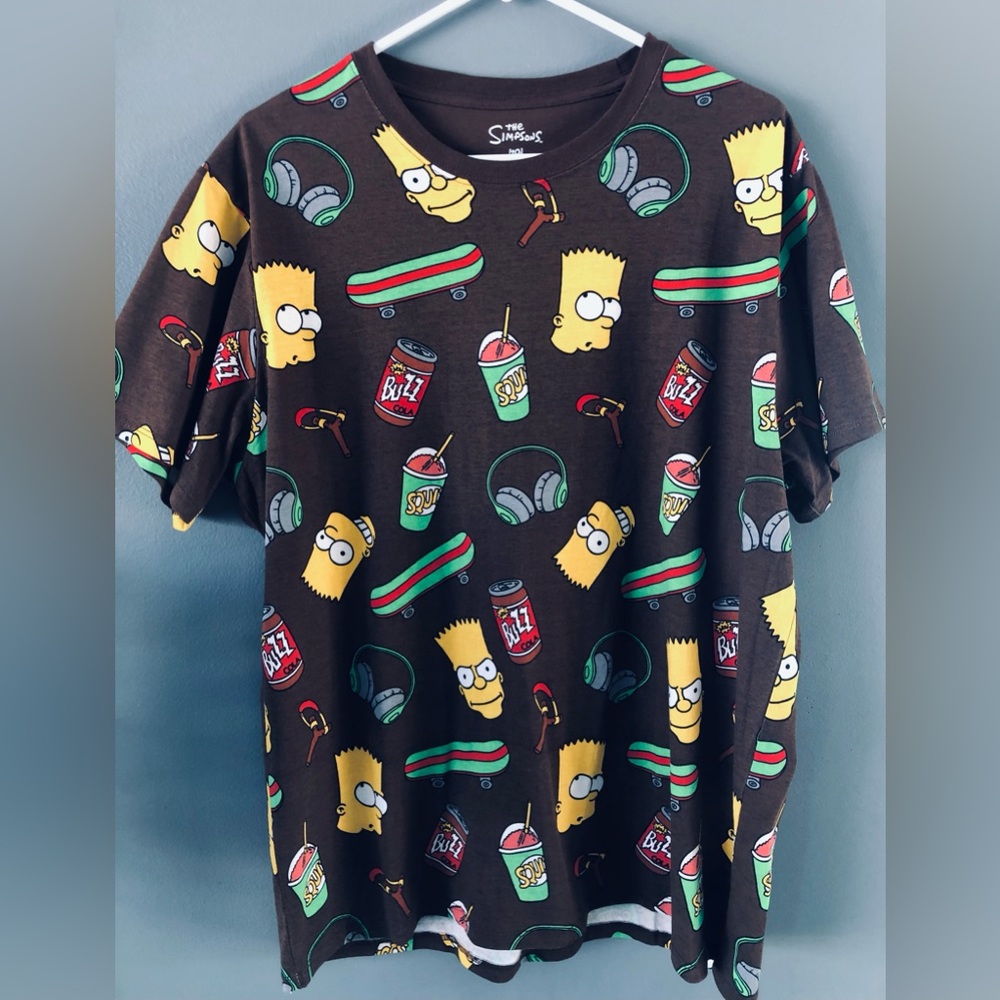 Large Brown Simpsons Shirt